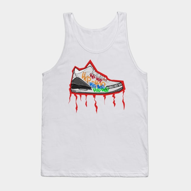 Hip Hop Jordan Shoes Tank Top by yera